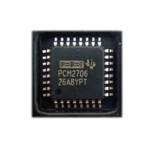 Čip digitálně-analogového převodníku PCM2706P PCM2706PJT IC AUDIO SIGNAL PROCESSOR 32TQFP