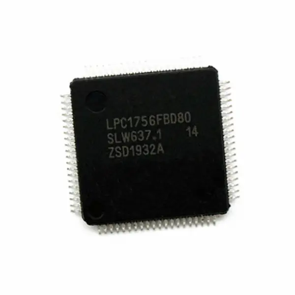 Vestavný mikrokontrolér LPC1756FBD80 LPC1756FBD80Y/K IC MCU 32BIT 256KB FLASH 80LQFP