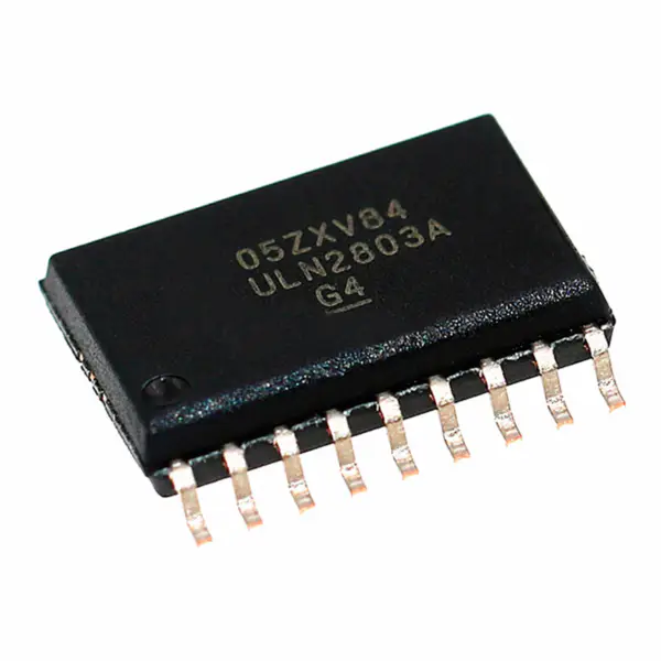 Čip ovladače motoru ULN2803A ULN2803ADW ULN2803ADWR ULN2803ADWRG4 TRANS 8NPN DARL 50V 0,5A 18SO