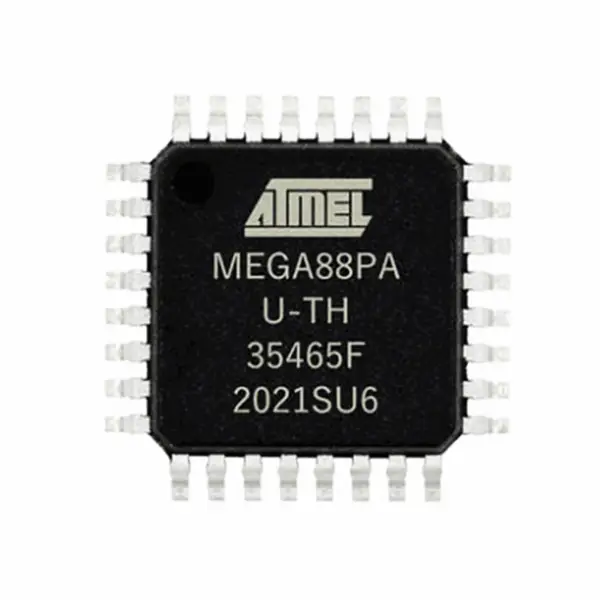 Mikrokontrolér IC čip ATMEGA88PA-AU/MU/PU ATMEGA88PA-AUR ATMEGA88PA-MUR IC MCU 8BIT 8KB FLASH 32TQFP
