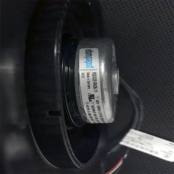 Ebm papst R2D225-RA26-11 odstředivý chladicí ventilátor AC 400/480V 0.27/0.33A F225mm dmychadlo pro Siemens měnič