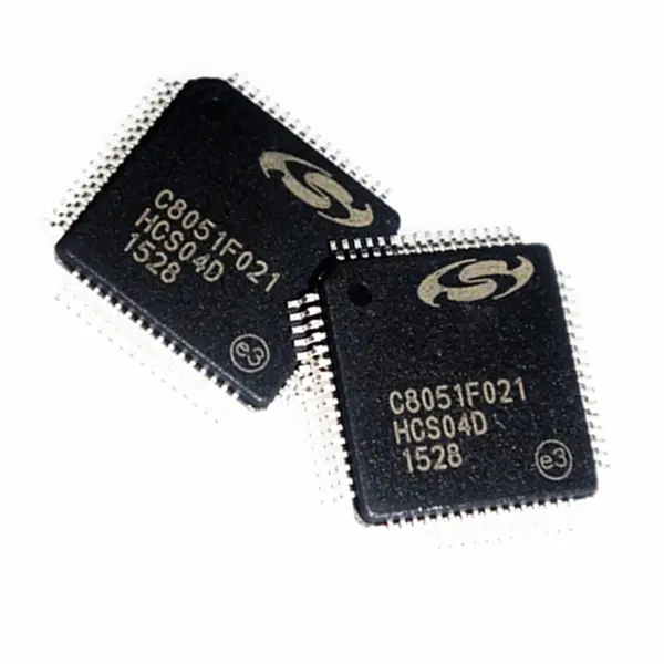 Mikrokontrolér IC čip C8051F021-GQ C8051F021-GQR IC MCU 8BIT 64KB FLASH 64TQFP