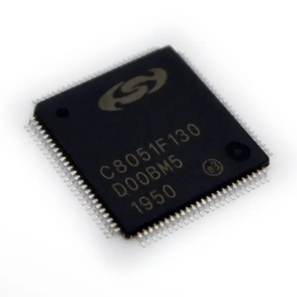 Mikrokontrolér IC čip C8051F130-GQ C8051F130-GQR IC MCU 8BIT 128KB FLASH 100TQFP