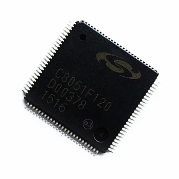Mikrokontrolér IC čip C8051F120-TB C8051F120-GQ C8051F120-GQR IC MCU 8BIT 128KB FLASH 100TQFP