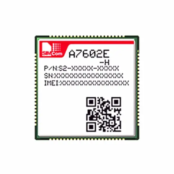 Modul SIMCOM 4G LTE Cat 4 A7602E-H A7602SA-H podporuje režimy bezdrátové komunikace kompatibilní s řadami SIM5320/SIM5360.
