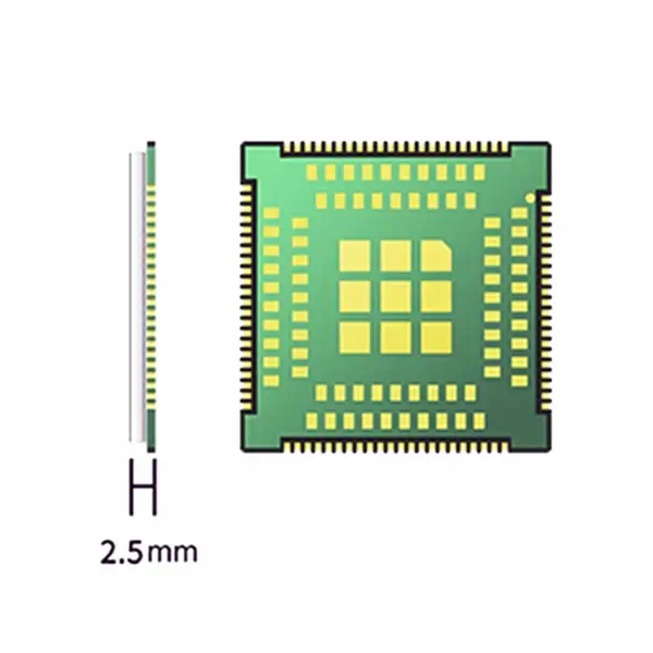Modul SIMCOM 4G LTE Cat 4 A7602E-H A7602SA-H podporuje režimy bezdrátové komunikace kompatibilní s řadami SIM5320/SIM5360.