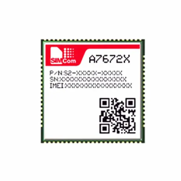 Modul SIMCOM 4G LTE Cat1 A7672S A7672E A7672SA Podporuje režimy bezdrátové komunikace GNSS kompatibilní s řadami SIM7000/SIM7070.