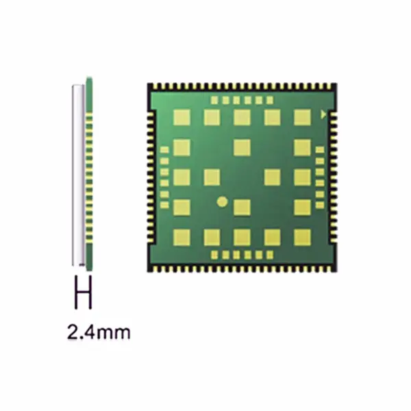 Modul SIMCOM 4G LTE Cat1 A7672S A7672E A7672SA Podporuje režimy bezdrátové komunikace GNSS kompatibilní s řadami SIM7000/SIM7070.