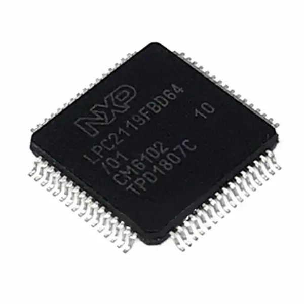Mikrokontrolér IC Chip LPC2119FBD64,151 LPC2119FBD64/01,15 LPC2119FBD64/01EL IC MCU 16/32B 128KB FLASH 64LQFP