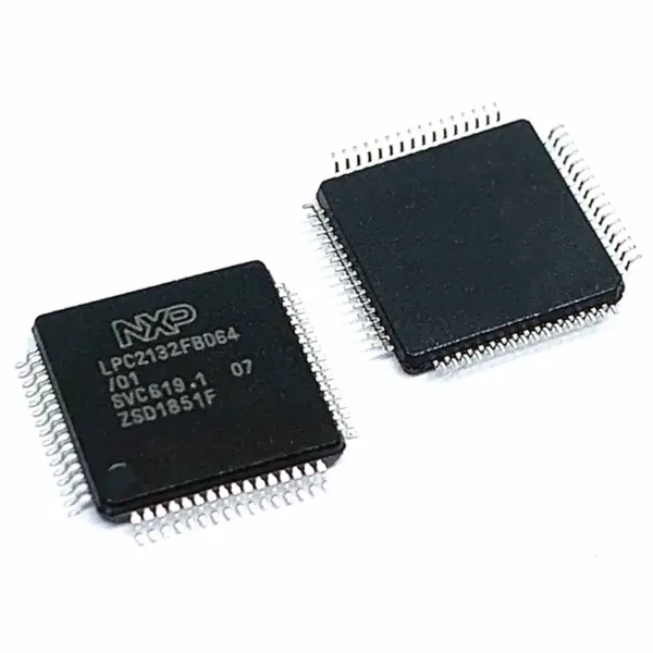 mikrokontrolér IC čip LPC2132FBD64/01,11/15 LPC2132FBD64/01EL IC MCU 16/32BIT 64KB FLSH 64LQFP