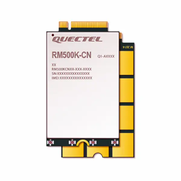 Quectel Sub-6 GHz 5G IoT/eMBB modul RM500K RM500K-CN podporuje NSA a SA režim 5G/4G/3G M.2 moduly