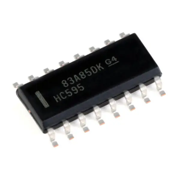 Posuvný registr Čip SN74HC595DR/T SN74HC595DWR SN74HC595DRG3/G4 IC 8BIT SHIFT REG 3ST-OUT 16SOIC