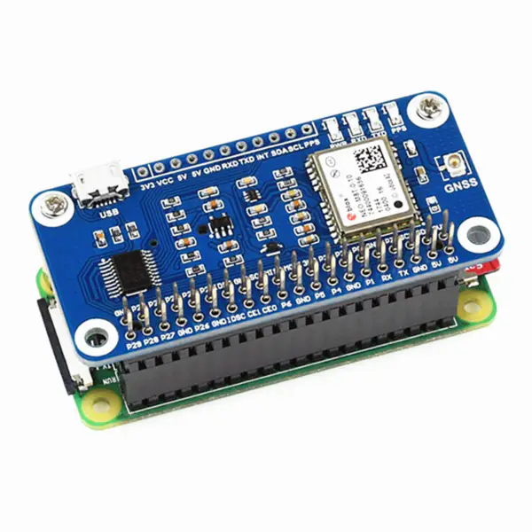 NEO-M8T GNSS TIMING HAT pro Raspberry Pi Přijímač s více hvězdicemi podporuje funkci časování jedné družice