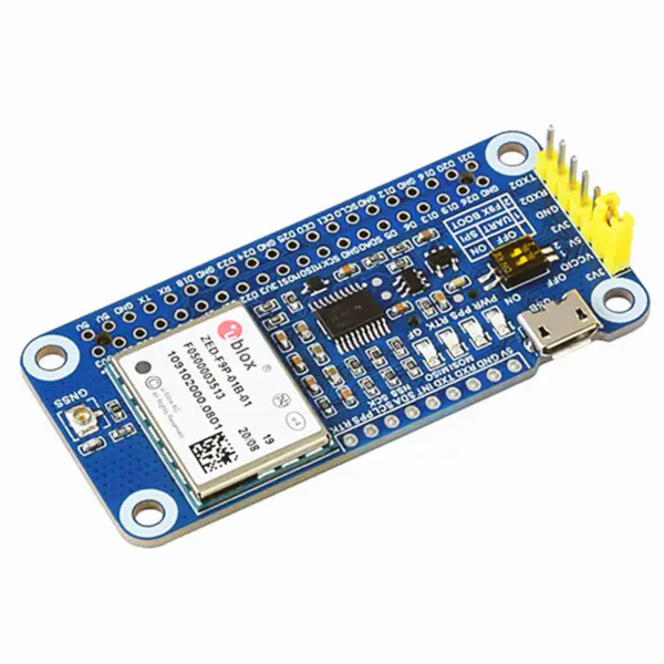 ZED-F9P GPS-RTK HAT pro Raspberry Pi