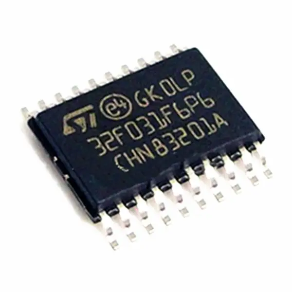 Mikrokontrolér IC čip STM32F031F4P6 STM32F031F6P6 STM32F031F4P7 STM32F031F6P7 IC MCU 32BIT 32KB FLASH 20TSSOP
