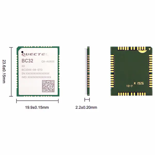 Modul LPWA BC32 NB-IoT/GSM s velmi nízkou spotřebou energie, dvourežimový multifrekvenční modul BC32R8 BC32R8-08-STD