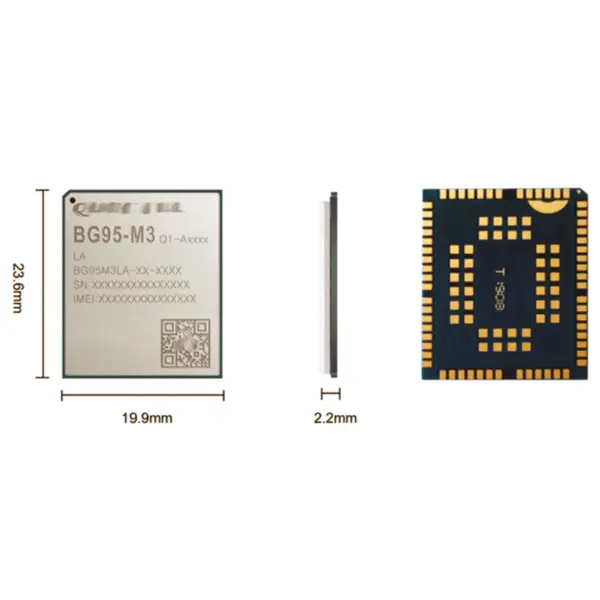 LPWA BG95 LTE Cat M1/ Cat NB2/ EGPRS Modul BG95M1LA-64-SGNS BG95M2LA-64-SGNS BG95M3LA-64-SGNS LGA balení