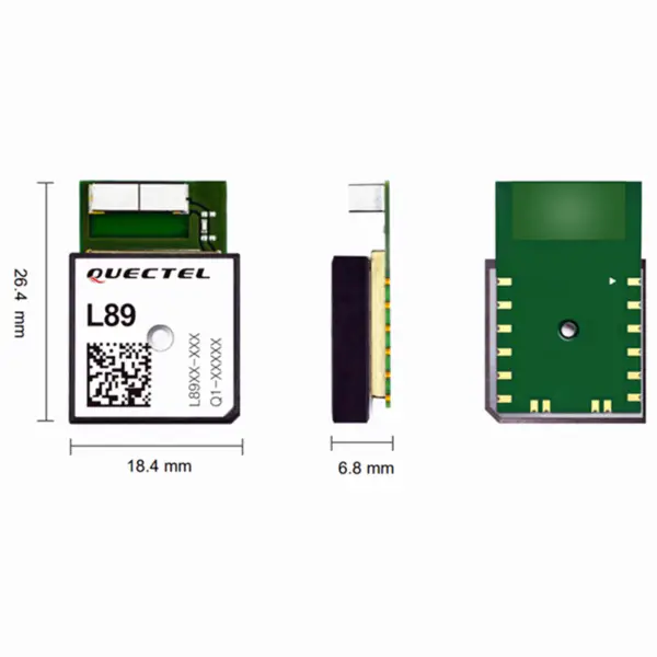 Modul GNSS L89 L89B-S90 Podpora více satelitních systémů GPS IRNSS GLONASS BeiDou Galileo a QZSS