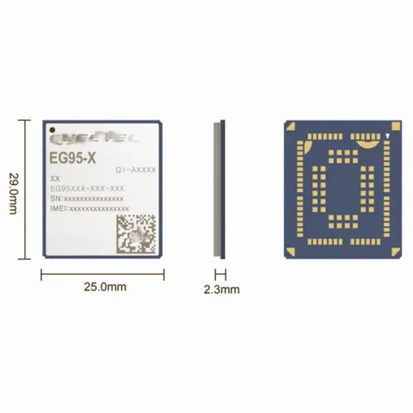 EG95 LTE modul Cat4 M2M IoT modul 4G EG95-NAX EG95NAXGA-128-SGNS