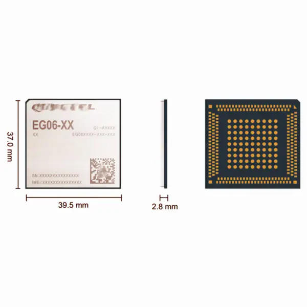 Bezdrátový modul 4G EG06 LTE-A Cat 6 EG06-E EG06ELA-512-SGA modul LGA M2M a aplikace IoT