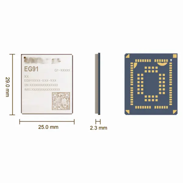 Modul LTE EG91-E 4G M2M IoT Module EG91EFB-512-SNND pro síť EMEA