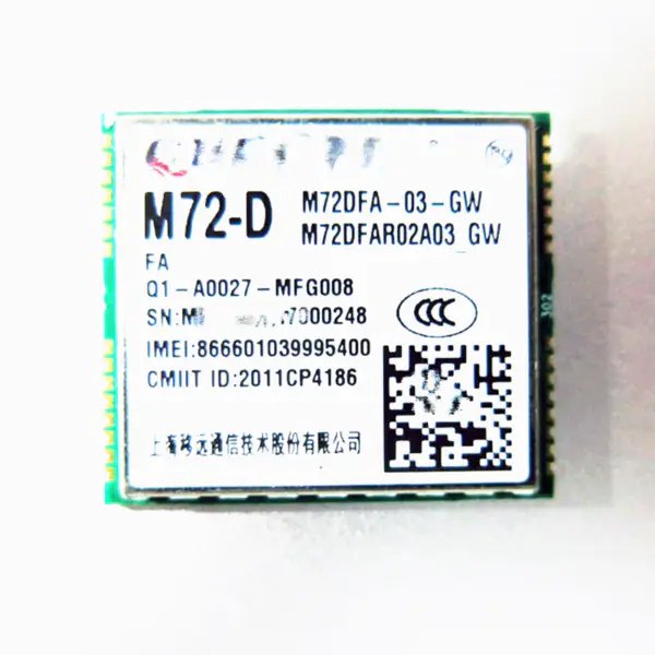 M72-D M72-DFA M72DFA-03-STD dvoupásmový modul GSM / GPRS Bezdrátový modul