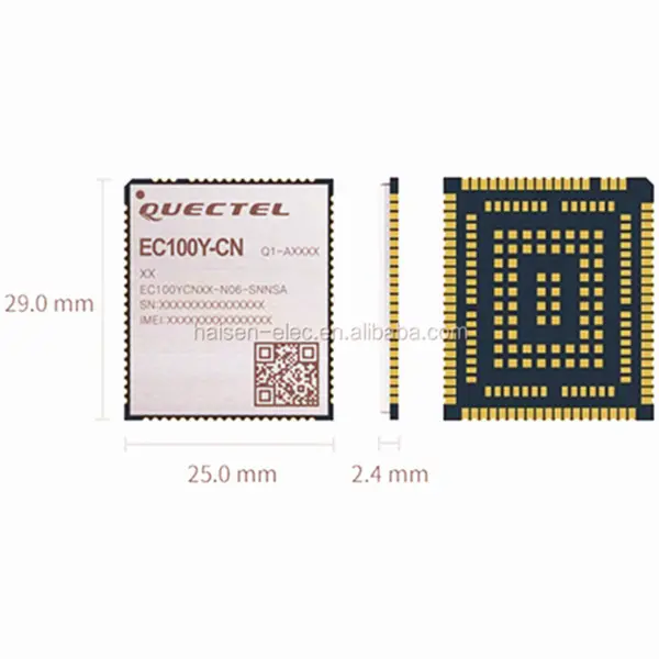 EC100Y EC100Y-CN 4G LTE Cat 1 Bezdrátový komunikační modul EC100YCNAA-N06-SNNSA EC100YCNSA-N06-SNNSA