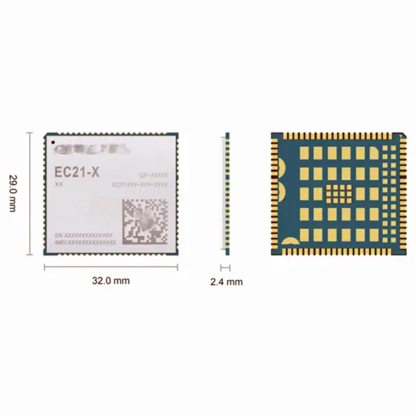 Bezdrátový komunikační modul LTE EC21 Cat 1 EC21J EC21JFA-512-STD EC21JFA-512-DCM M2M a aplikace IoT