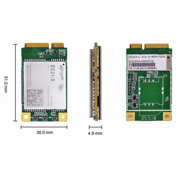 Modul LTE Cat 1 EC21 Mini PCIe 4G IOT bezdrátové komunikační moduly EC21ECGA-MINIPCIE EC21-A-MINIPCIE EC21AFA-MINIPCIE
