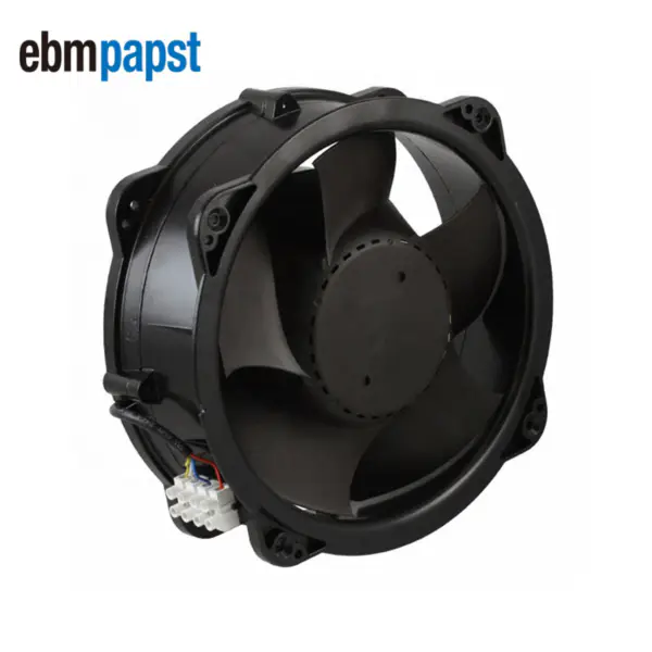 Ebm papst W1G208-BA35-52 DC 24V 208mm 618CFM EC Diagonální kompaktní axiální chladicí ventilátor