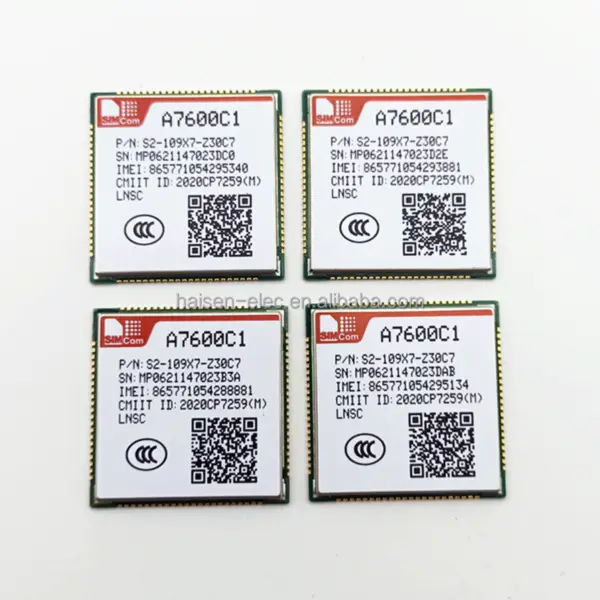 Modul SIMCOM 4G LTE Cat1 LGA + LCC A7600E-LNSE A7600C1-LNSE A7600E-HNVW