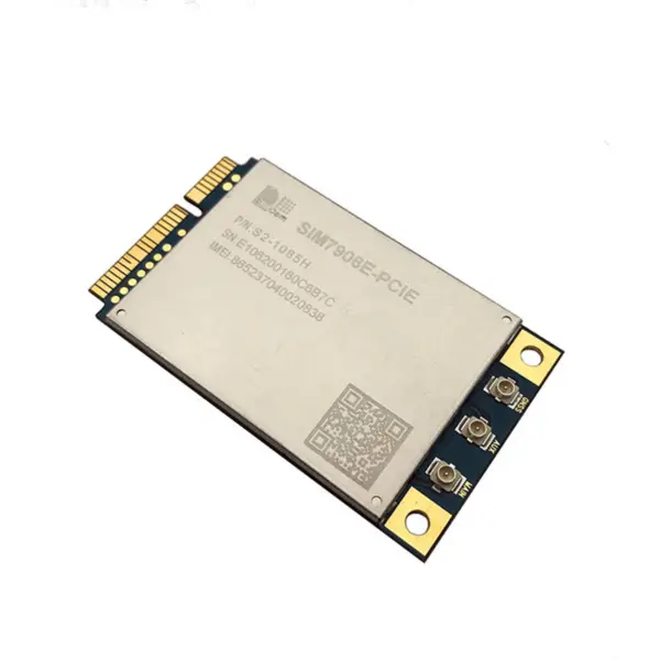 SIMCOM 4G LTE-A cat6 Modul SIM7906E-PCIE Vícepásmový LTE-FDD/LTE-TDD/HSPA+ GNSS bezdrátový M2M modul SIM7906E MINI PCIE