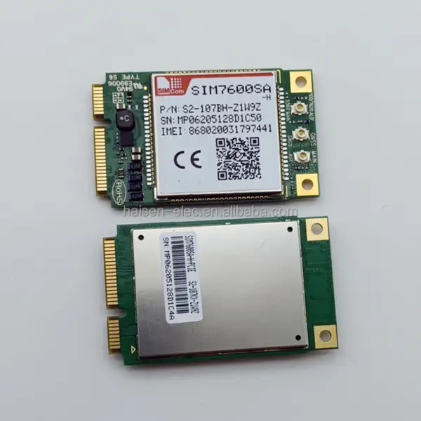 SIMCOM SIM7600SA-H Mini Pcie 4G LTE CAT4 EDGE GPRS GSM modul SIM7600E-H1C-PCIE SIM7600SA-H21-PCIE
