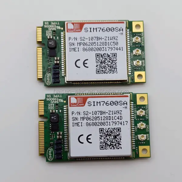 SIMCOM SIM7600SA-H Mini Pcie 4G LTE CAT4 EDGE GPRS GSM modul SIM7600E-H1C-PCIE SIM7600SA-H21-PCIE