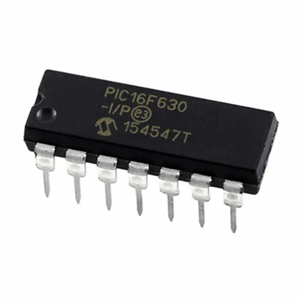 Paměťový mikrokontrolér PIC16F630-I/SL/ST PIC16F630T-I/ML PIC16F630-I/P IC MCU 8BIT 1.75KB FLASH 14TSSOP