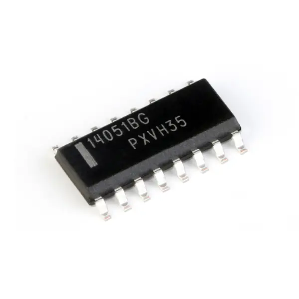 8kanálový analogový multiplexor IC čip MC14051BDR2G MC14051BDG MC14051BDTR2G IC MUX/DEMUX 8X1 16SOIC