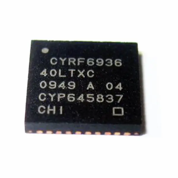 Rádiofrekvenční transceiver IC čip CYRF6936-40LTXC CYRF6936 IC RF TXRX ISM>1GHZ 40VFQFN