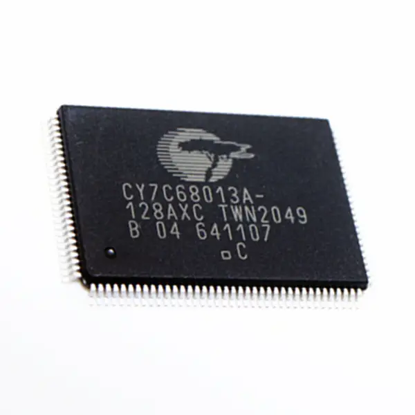 Mikrokontrolér IC čip CY7C68013A-128AXC CY7C68013A-128AXI IC MCU USB PERIPH HI SPD 128LQFP