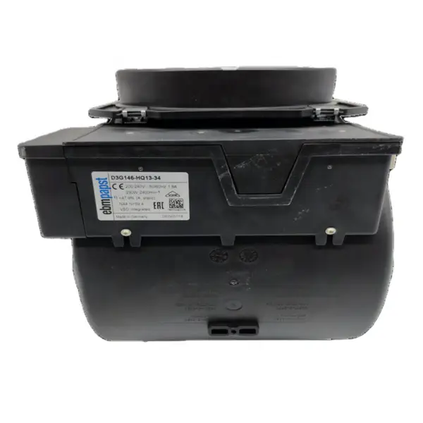 Ebm papst D3G146-HQ13-34 230VAC 220x216mm 636CFM 230W 2400RPM terminály odstředivý ventilátor dmychadla