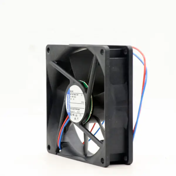 Ebm papst 3414N 92x92x25mm 24VDC 49.4CFM 2.3W 32dBA 2700RPM Kuličková ložiska trubkový ventilátor