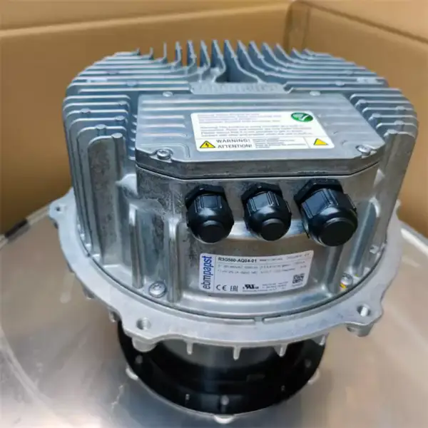 Originální odstředivý ventilátor Ebm papst R3G560-AQ04-01 400VAC 50/60HZ 4700W 7.3A 1750RPM 11640m3/h IP 54