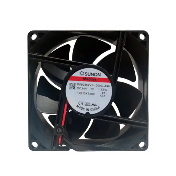 Originální Sunon MF80252V1-1000C-A99 8025 80*80*25mm 24VDC 0.04A 1.68W 2drátový axiální chladicí ventilátor
