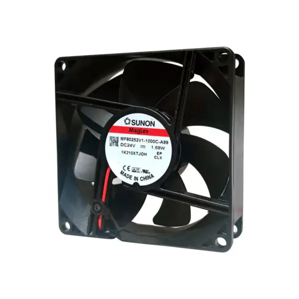 Originální Sunon MF80252V1-1000C-A99 8025 80*80*25mm 24VDC 0.04A 1.68W 2drátový axiální chladicí ventilátor