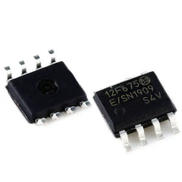 autentický PIC12F675-E/SN PIC12F675-E/P MCU 8-bitový PIC RISC 1,75KB Flash 2,5V/3,3V/5V Automobilový průmysl 8-pin SOIC N Tube