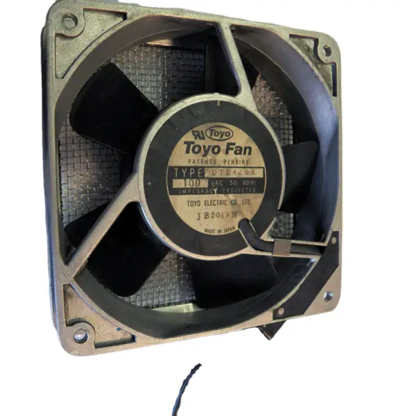 Originální axiální chladicí ventilátor Royal Fan UTE420A 100V 15/14W