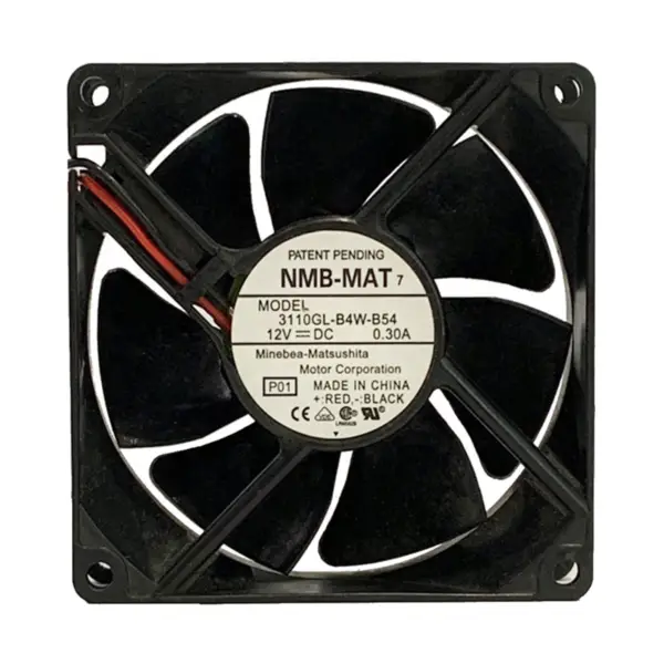 Originální NMB 3110GL-B4W-B54 8025 80*80*25mm 12VDC 3,6 W 0,3A 38,88 CFM 3500 RPM Axiální chladicí ventilátor