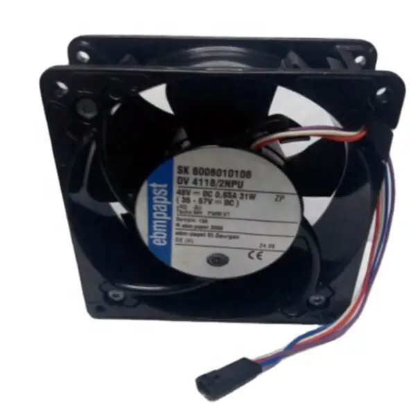 Originální nový Ebmpapst DV4118/2NPU 12038 48VDC 0.46A 31W 6000RPM 161.9CFM55 PWM Serverový axiální chladicí ventilátor