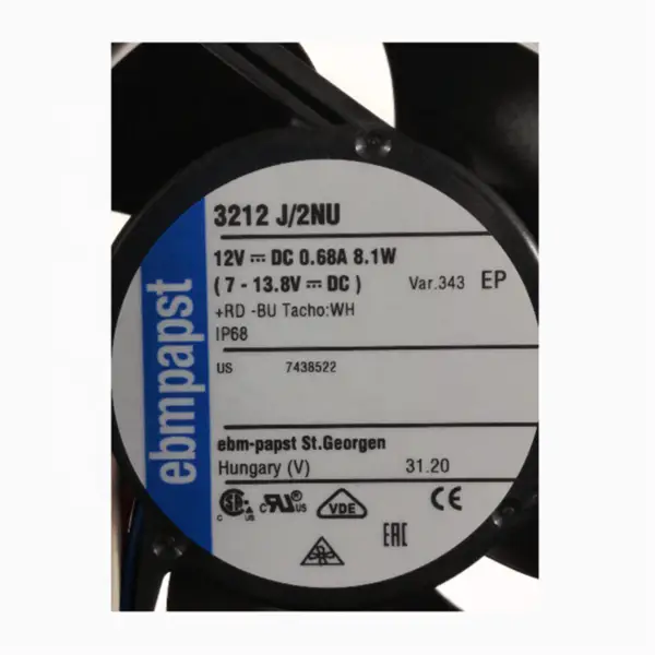 Ebmpapst 3212J/2NU-343 Ventilátor