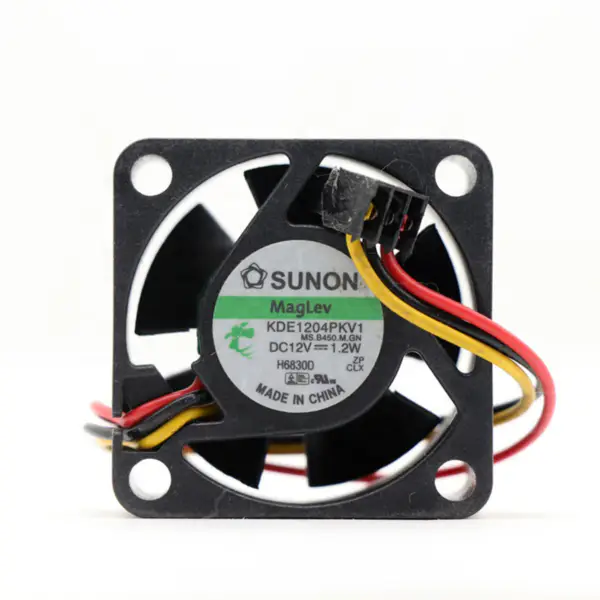 Originální Sunon KDE1204PKV1 4020 40*40*20mm 12VDC 0.1A 1.2W 7200RPM 8.9CFM Olověný axiální chladicí ventilátor