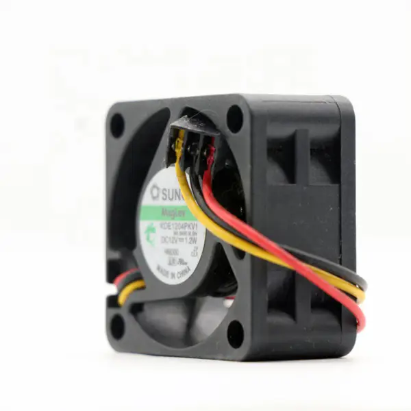 Originální Sunon KDE1204PKV1 4020 40*40*20mm 12VDC 0.1A 1.2W 7200RPM 8.9CFM Olověný axiální chladicí ventilátor